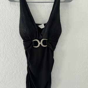 Janice Black Knit Top